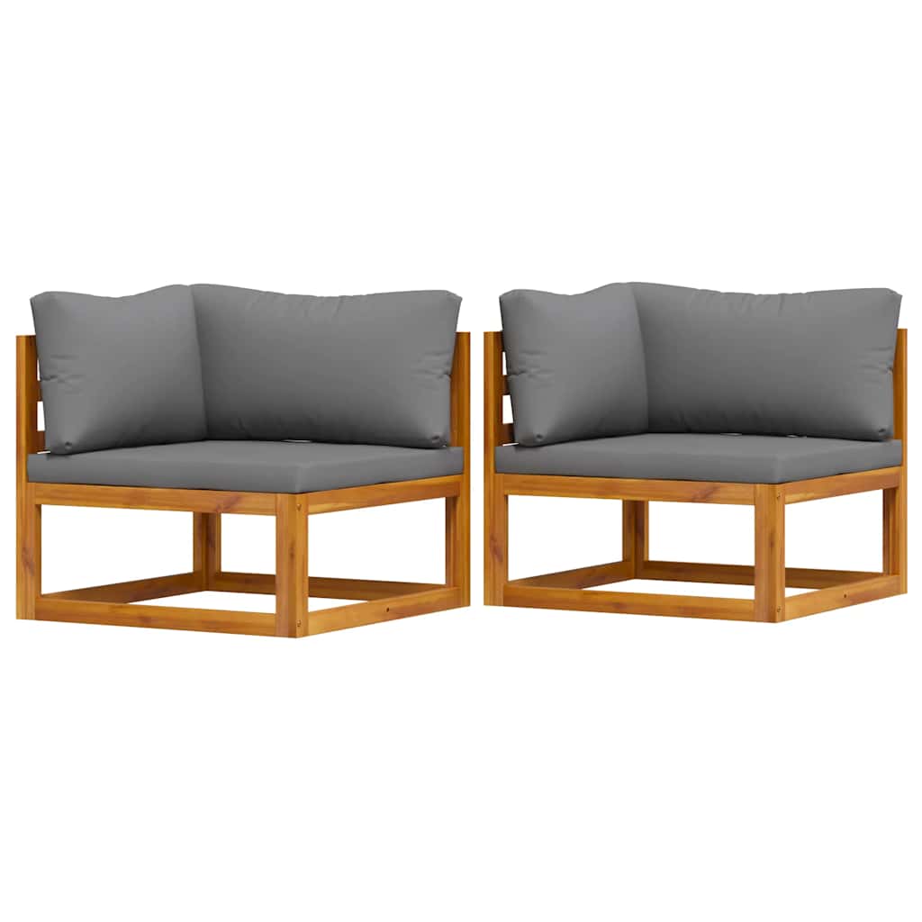 Modulare Ecksofas 2 Stk. mit Kissen