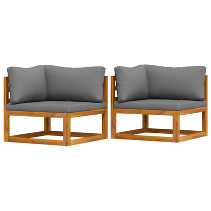 Modulare Ecksofas 2 Stk. mit Kissen