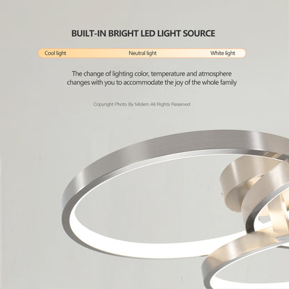 20in Modern LED Ceiling Light Fixture