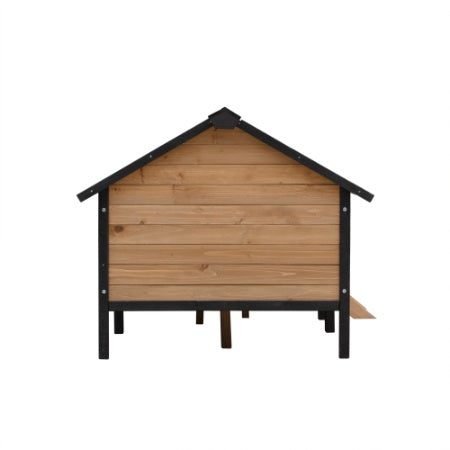 Outdoor Large Wooden Cabin House With Porch