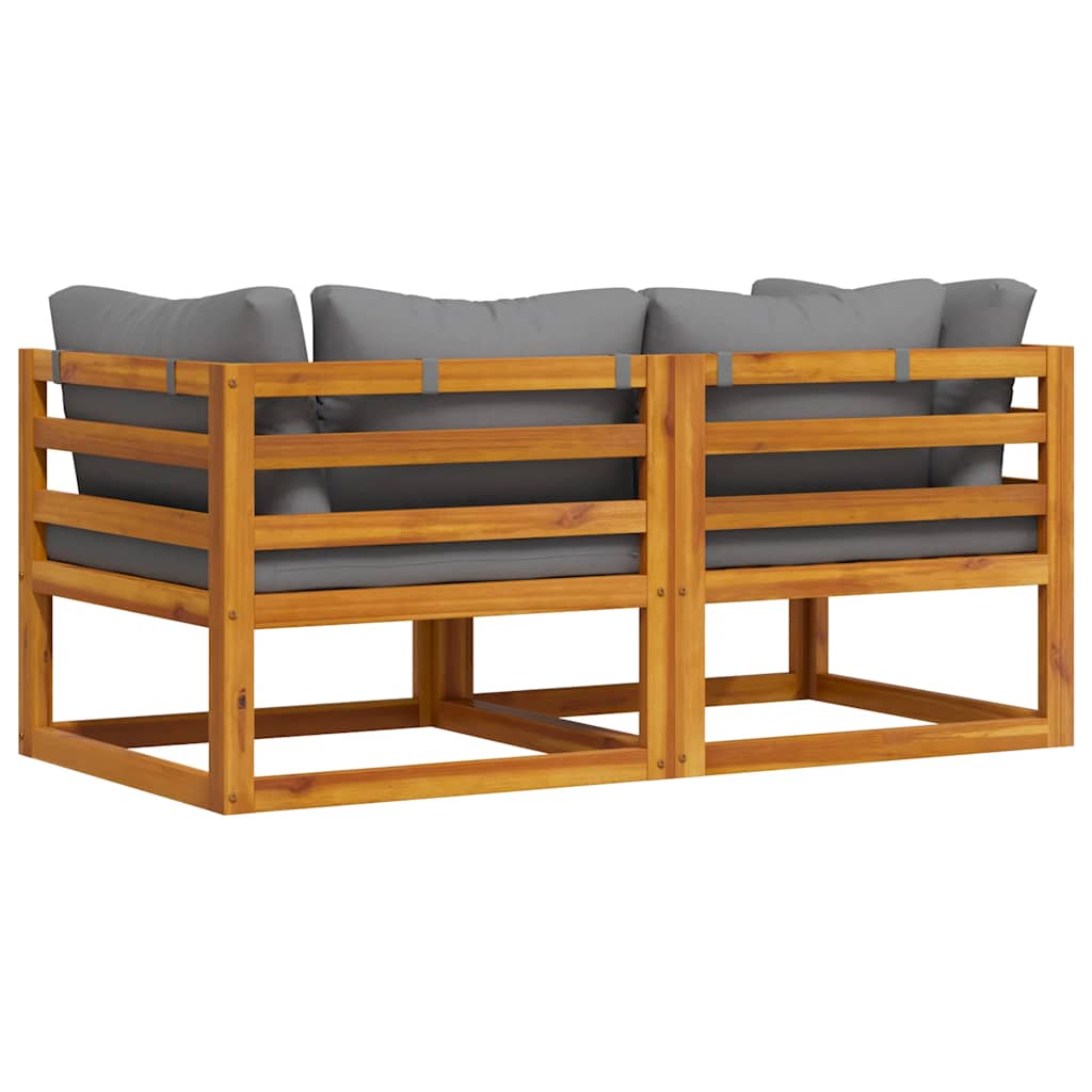 Modulare Ecksofas 2 Stk. mit Kissen