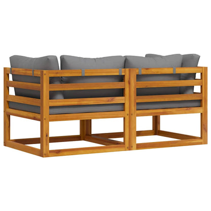 Modulare Ecksofas 2 Stk. mit Kissen