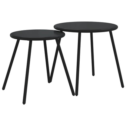 4-teiliges Balkonmöbel-Set mit Kissen