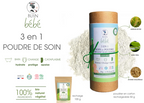 Poudre de soin bio 3 en 1 pour bébé