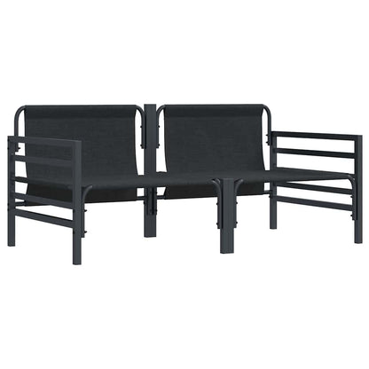 Mobilier de jardin avec coussins, anthracite