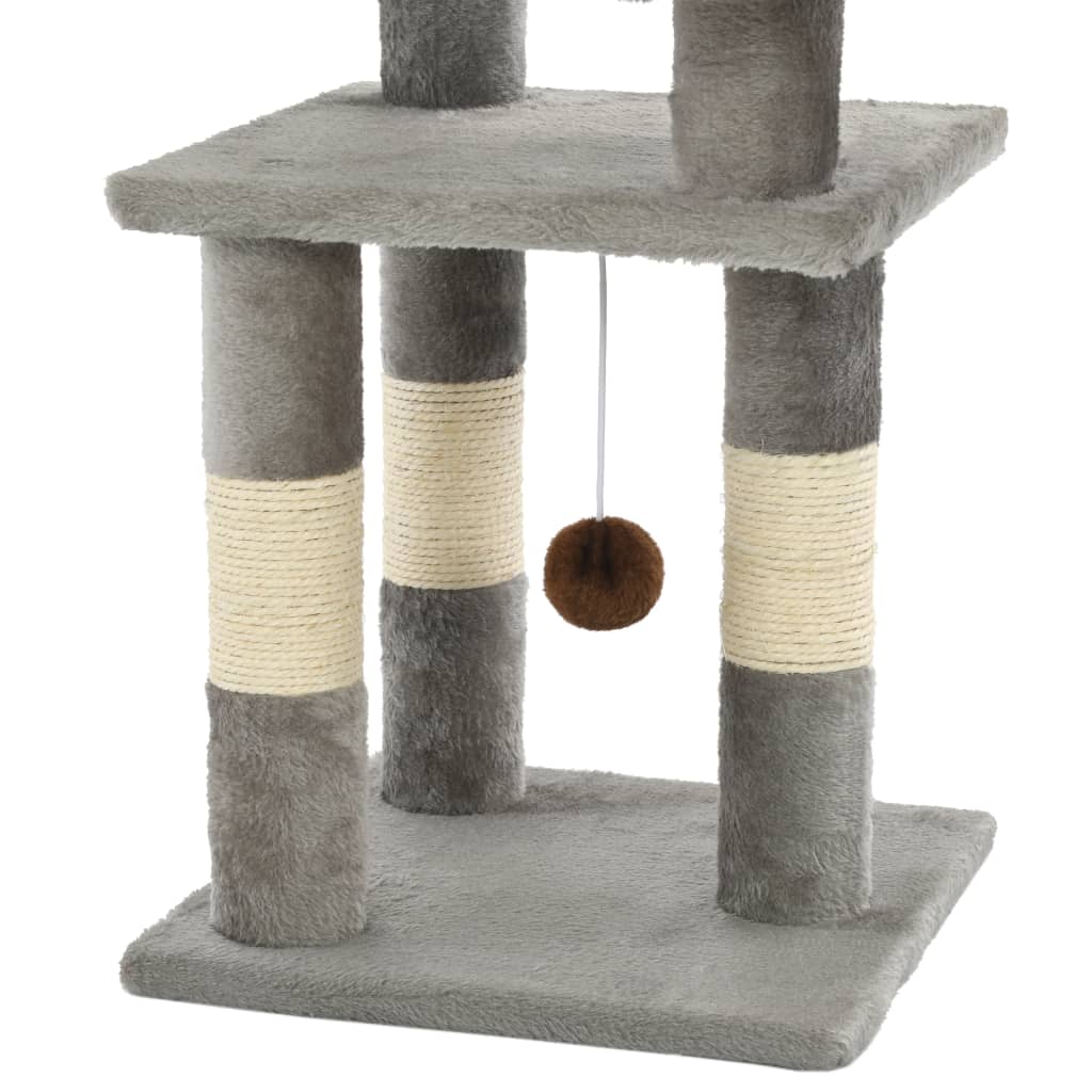 Katzenkratzbaum mit Sisalkratzstämmen 65 cm