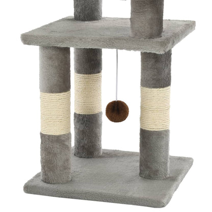 Katzenkratzbaum mit Sisalkratzstämmen 65 cm