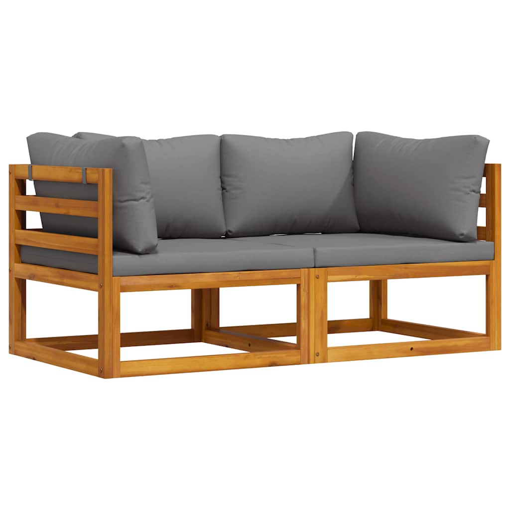 Modulare Ecksofas 2 Stk. mit Kissen