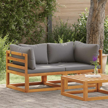 Modulare Ecksofas 2 Stk. mit Kissen