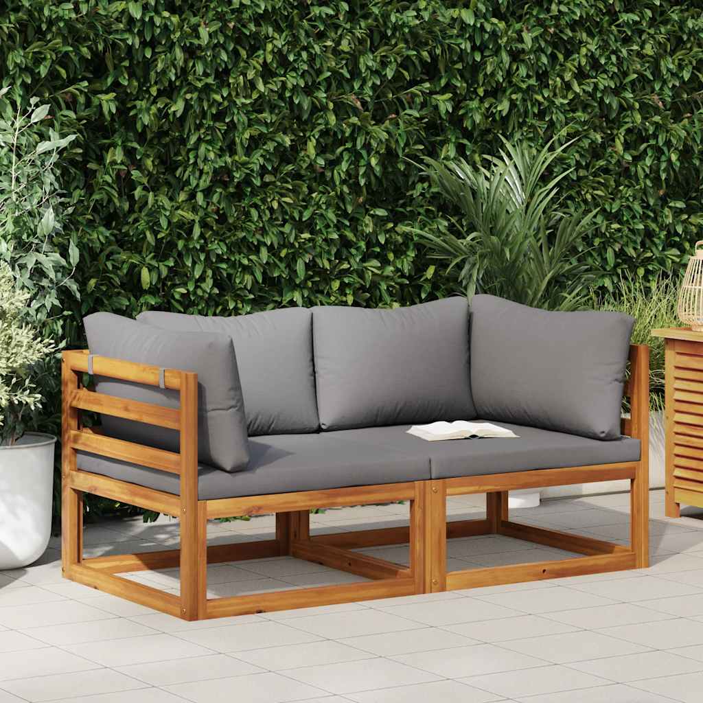 Modulare Ecksofas 2 Stk. mit Kissen