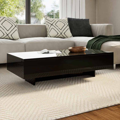 Table basse brillante
