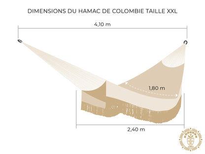 sac hamac luxe xl colombie