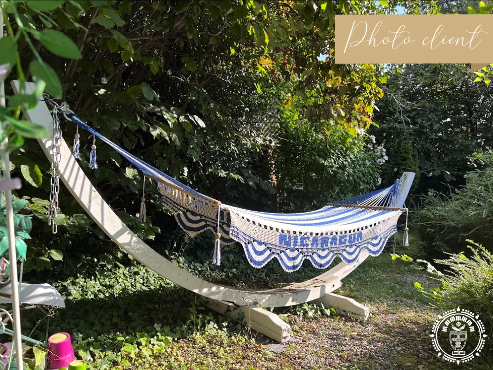 Hamac à barre L « Nicaragua » photo client