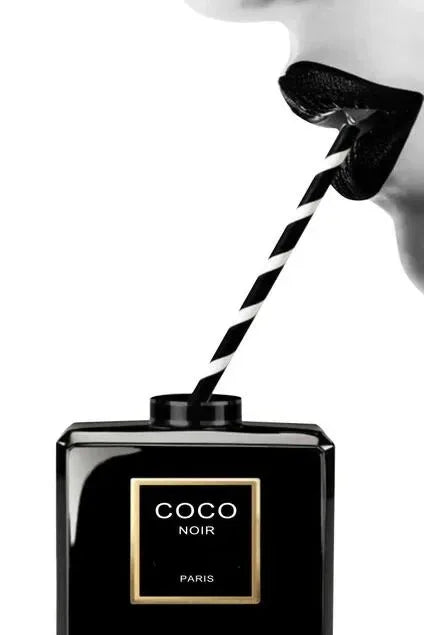 Peinture Fashion noir et blanc