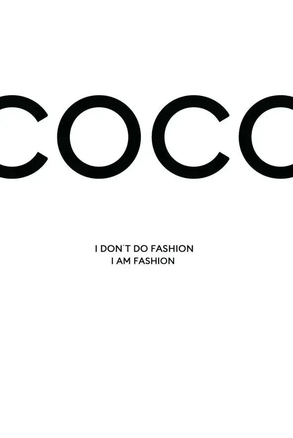 Peinture Fashion noir et blanc