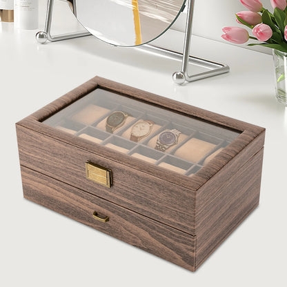 Braune Uhrenbox