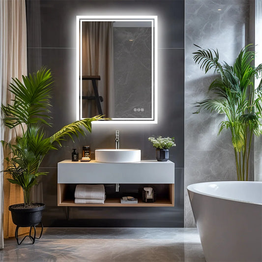 LED bathroom mirror