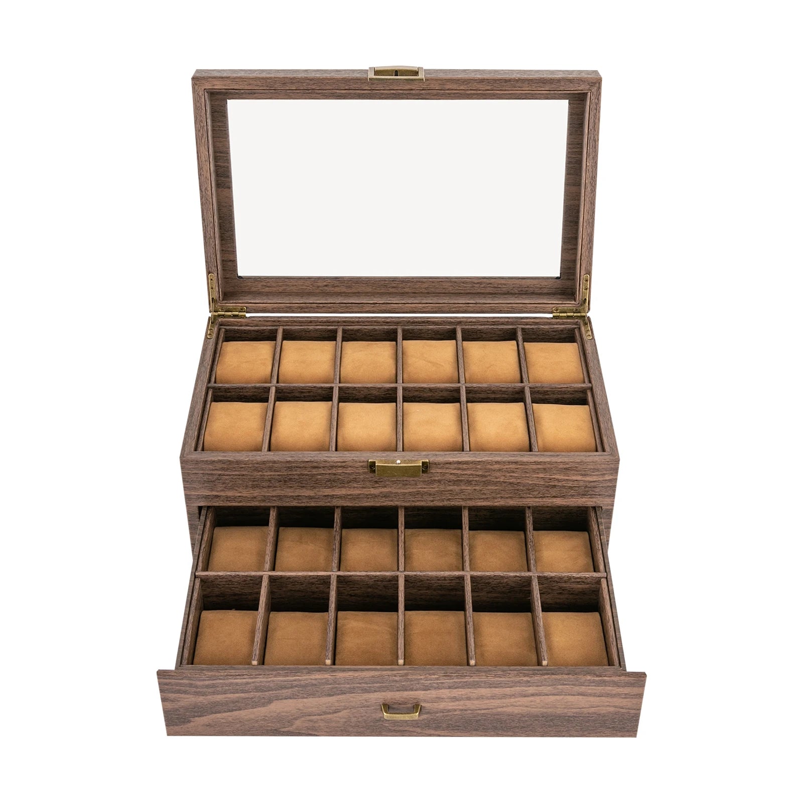Coffret pour montres marron