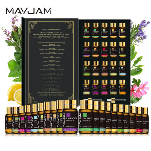 20 pcs Huiles essentielles MAYJAM
