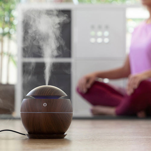 Mini-Luftbefeuchter Aromadiffusor Dunkle Walnuss InnovaGoods