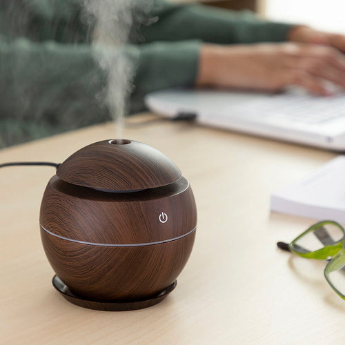 Mini-Luftbefeuchter Aromadiffusor Dunkle Walnuss InnovaGoods