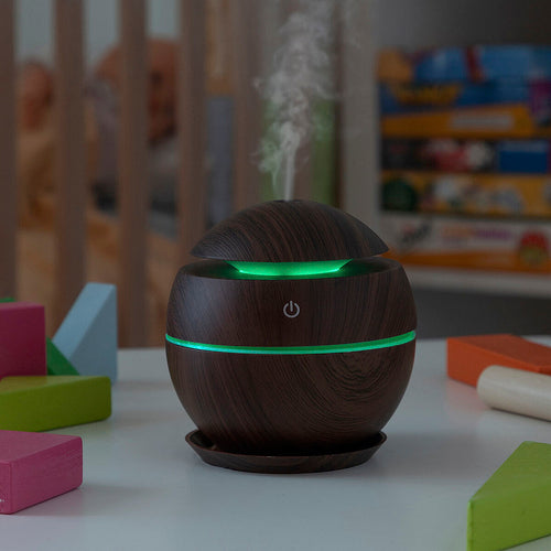 Mini-Luftbefeuchter Aromadiffusor Dunkle Walnuss InnovaGoods