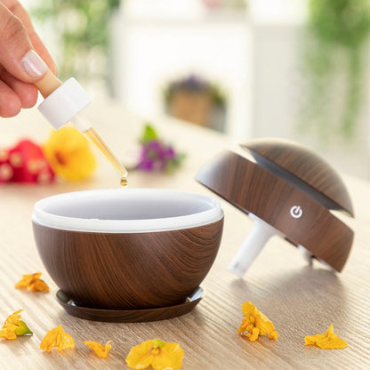 Mini-Luftbefeuchter Aromadiffusor Dunkle Walnuss InnovaGoods