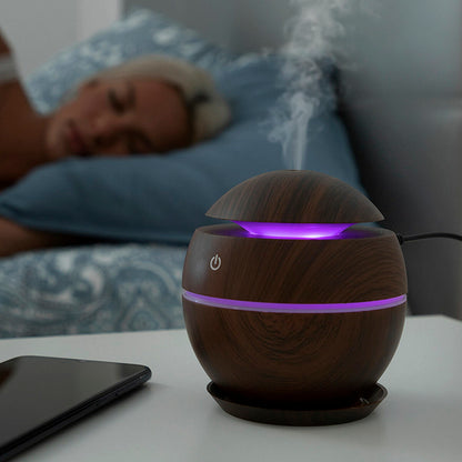 Mini-Luftbefeuchter Aromadiffusor Dunkle Walnuss InnovaGoods