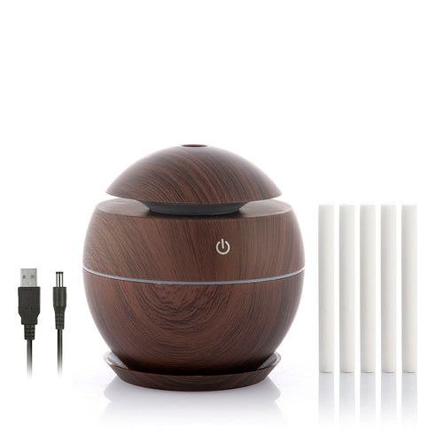Mini-Luftbefeuchter Aromadiffusor Dunkle Walnuss InnovaGoods