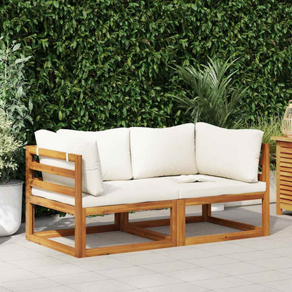 Modulare Ecksofas 2 Stk. mit Kissen