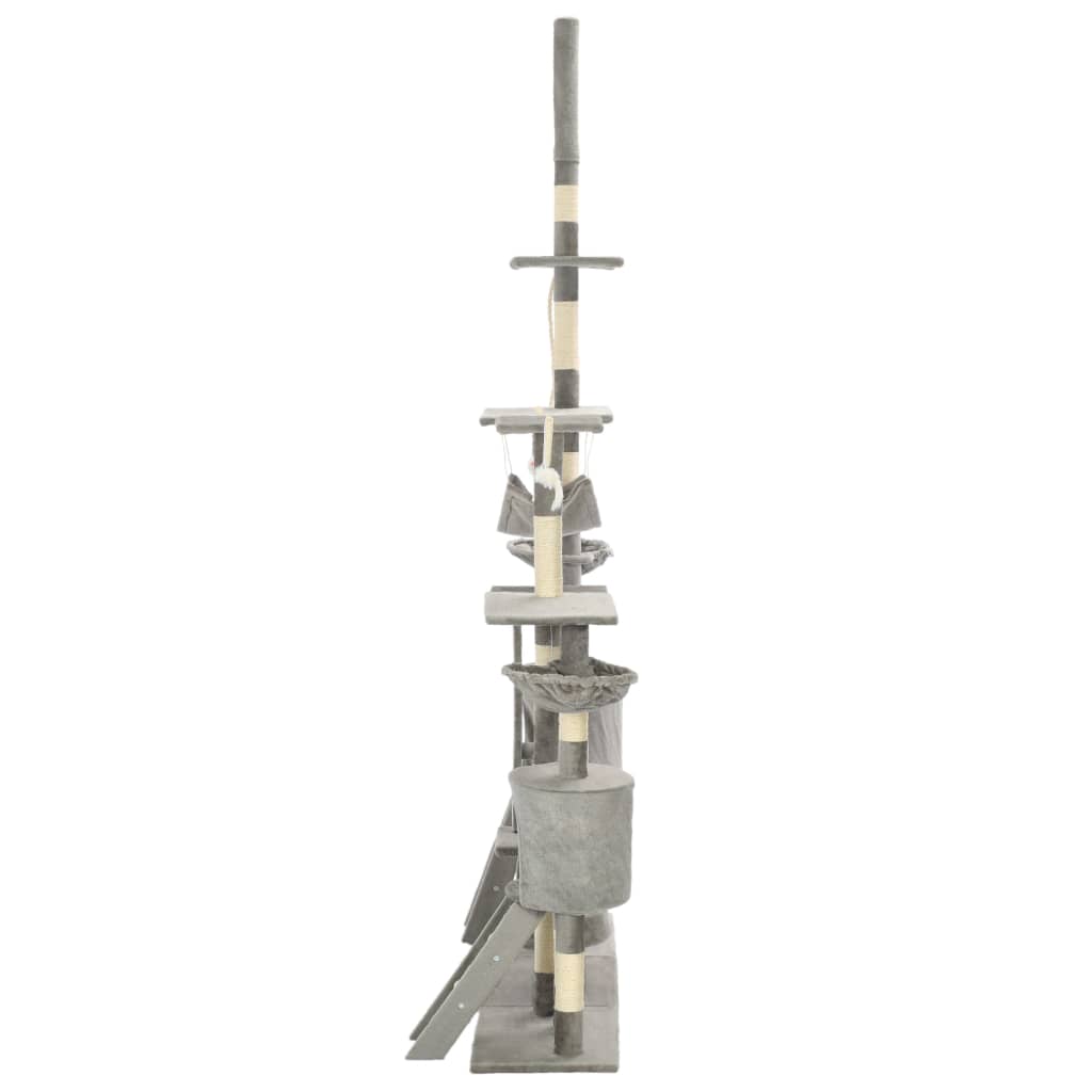 Kratzbaum mit Sisal-Kratzstämmen 230 - 250 cm