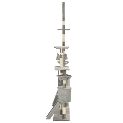 Kratzbaum mit Sisal-Kratzstämmen 230 - 250 cm